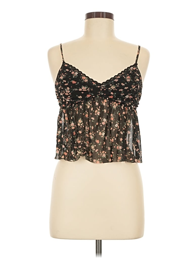Pre-owned Rsq Sleeveless Blouse In Black