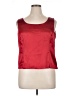 Perceptions 100% Polyester Red Sleeveless Top Size 16 - photo 1