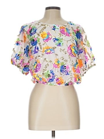 WHY DRESS Short Sleeve Blouse (view 1)
