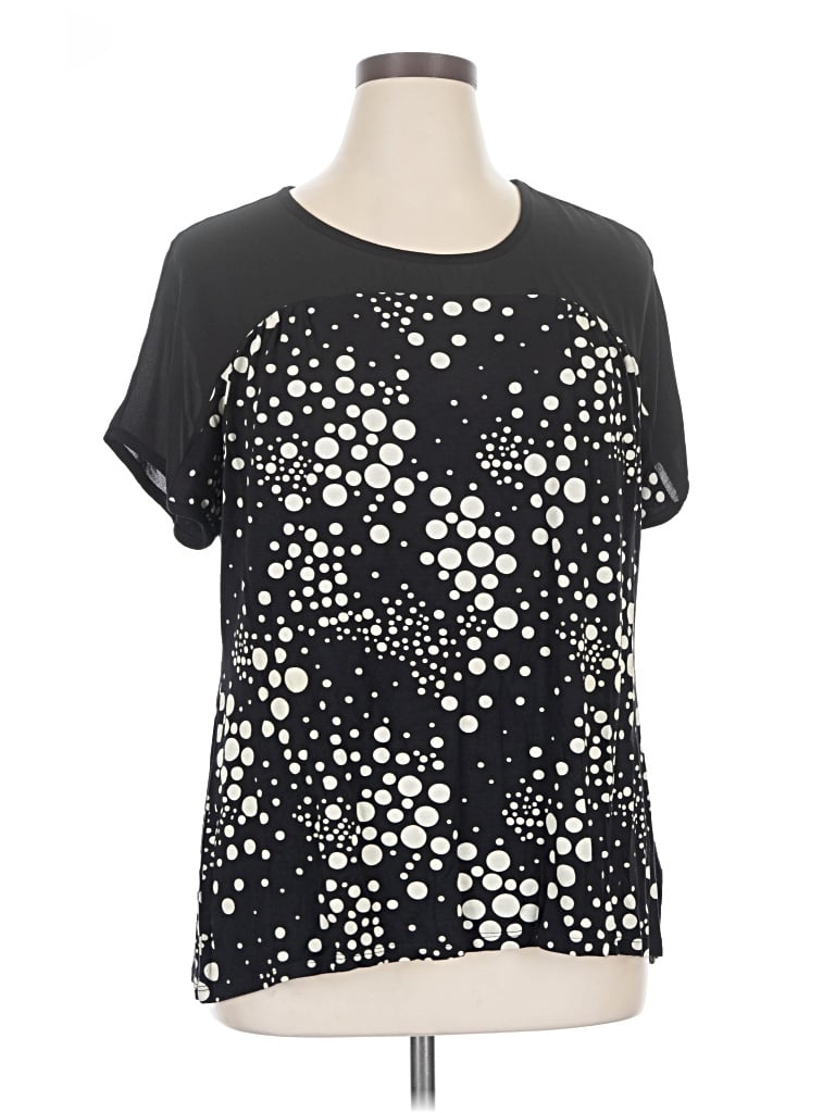 Pre-owned Sejour Short Sleeve T-shirt In Black