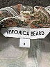 Veronica Beard 100% Silk Paisley Brown Silver Cocktail Dress Size 8 - photo 7