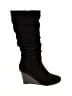 Journee Collection Black Boots Size 8 1/2 - photo 1