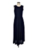 North Style Solid Blue Casual Dress Size S - photo 1
