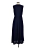 North Style Solid Blue Casual Dress Size S - photo 2