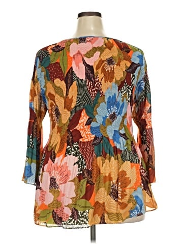 Ninety 3/4 Sleeve Blouse (view 2)