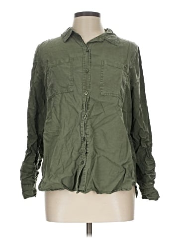 CALVIN KLEIN JEANS Long Sleeve Button-Down Shirt (view 1)