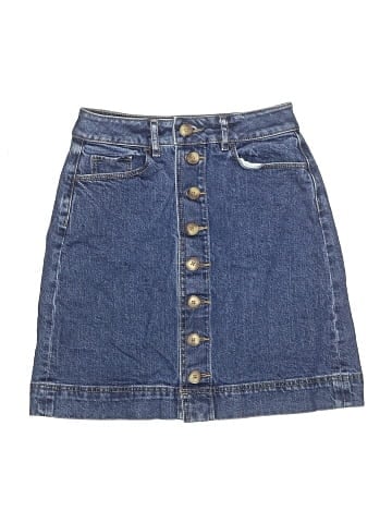 Ann Taylor LOFT Outlet Denim Skirt (view 1)