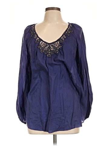 Rebecca Taylor 3/4 Sleeve Silk Top (view 1)