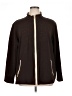 Allison Daley 100% Polyester Stars Brown Track Jacket Size 1X - photo 1