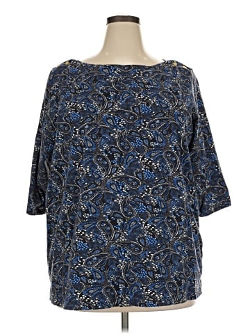 Jessica London 3/4 Sleeve Blouse (view 1)