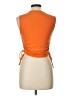 Papaya Orange Sleeveless Top Size L - photo 2