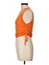 Papaya Orange Sleeveless Top Size L - photo 5