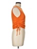 Papaya Orange Sleeveless Top Size L - photo 4