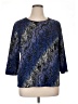 Allison Daley Blue 3/4 Sleeve Top Size XL - photo 1