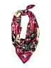 Unbranded Floral Burgundy Scarf One size - photo 1