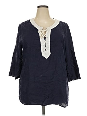 Carole Little 3/4 Sleeve Blouse (view 1)