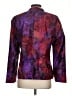 Coldwater Creek 100% Polyester Print Purple Blazer Size S - photo 2