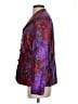 Coldwater Creek 100% Polyester Print Purple Blazer Size S - photo 5