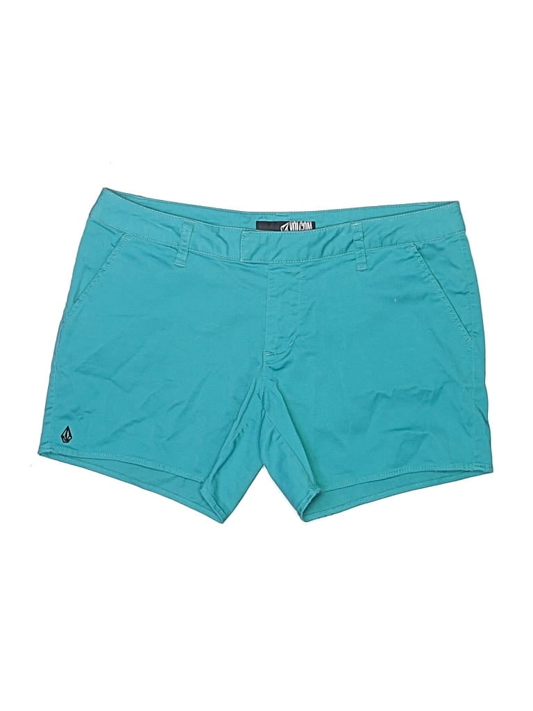 Pre-owned Volcom Board Shorts In Teal