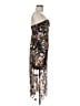 Sam Edelman 100% Polyester Floral Brown Black Cocktail Dress Size 6 - photo 4