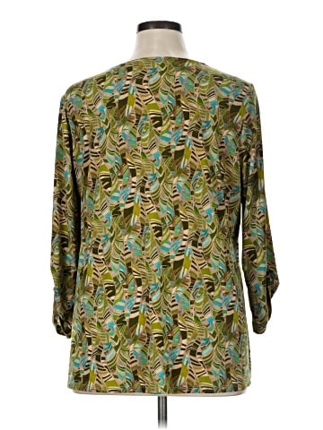 Susan Graver 3/4 Sleeve Blouse (view 2)