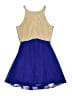 Rare Editions 100% Polyester Blue Dress Size 16 - photo 2