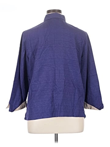 Sag Harbor 3/4 Sleeve Silk Top (view 2)
