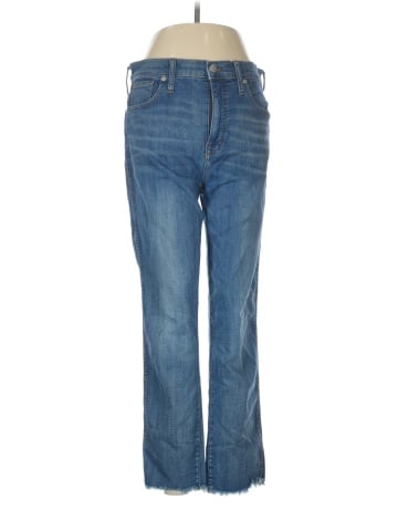 Madewell Stovepipe Jeans in Chancery Wash: Fluffy Hem Edition (view 1)