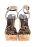 Jimmy Choo Animal Print Brown Wedges Size EU 38 - photo 2