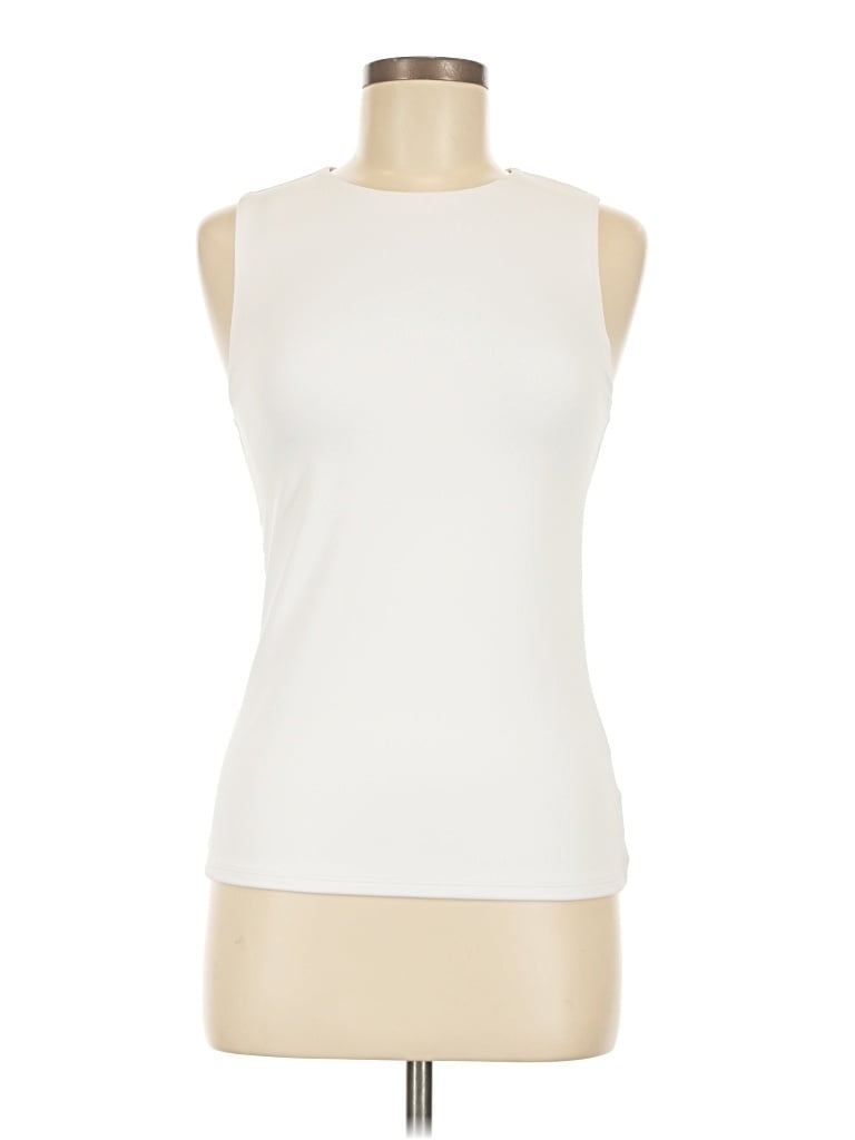 Express Sleeveless T-shirt In Ivory