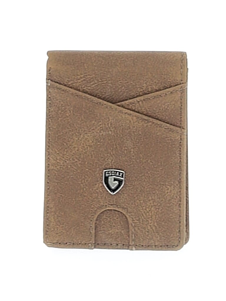 Pre-owned Assorted Brands Leather Wallet In Tan