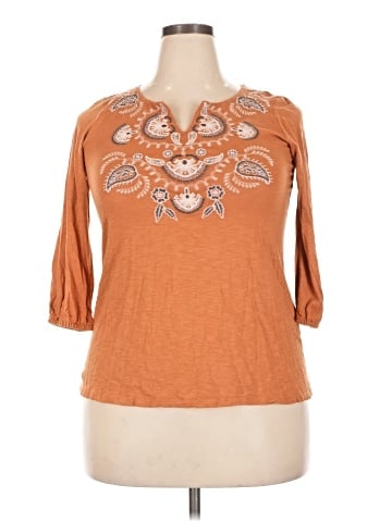 J.Jill 3/4 Sleeve T-Shirt (view 1)