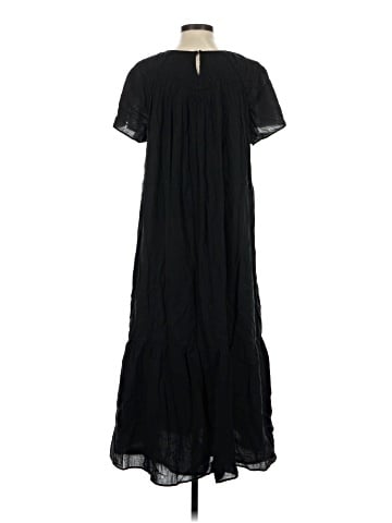 Madewell Embroidered Smocked Midi Dress (view 2)