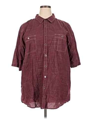 Beverly Hills Polo Club 3/4 Sleeve Button-Down Shirt (view 1)