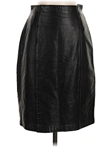 Lord & Taylor Leather Skirt (view 1)