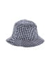 J.Crew 100% Cotton Checkered-gingham Blue Hat Size Med - Lg - photo 1