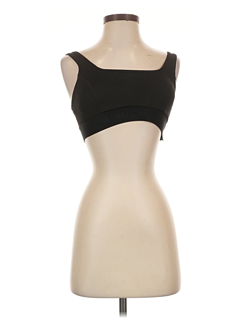 Pre-owned Michi Tube Top Black Strapless Neckline Tops