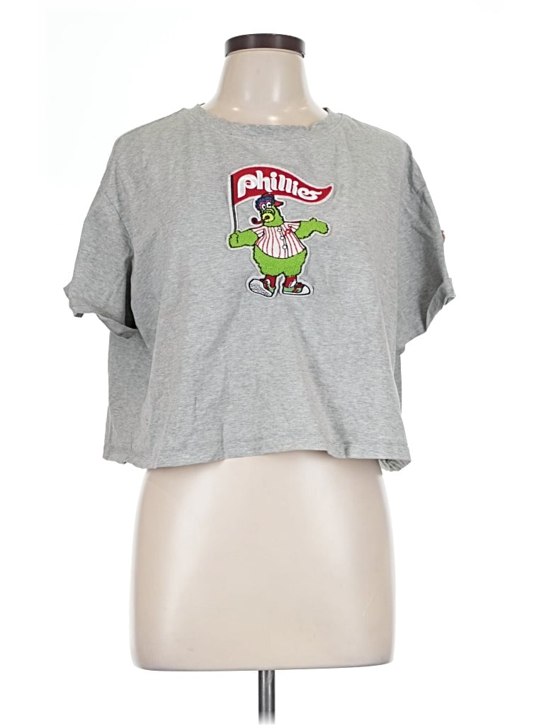 Pre-owned Pro Standard Short Sleeve T-shirt In Gray