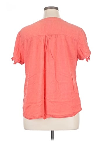 Christopher & Banks Short Sleeve Blouse (view 2)