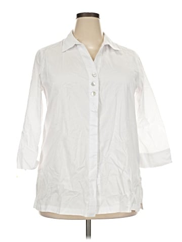 Zac & Rachel 3/4 Sleeve Button-Down Shirt (view 1)