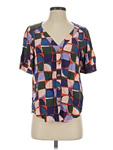 Maeve by Anthropologie Short Sleeve Blouse (view 1)