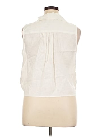 Karen Kane Sleeveless Button-Down Shirt (view 2)