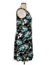 Perceptions Floral Black Casual Dress Size XL - photo 4