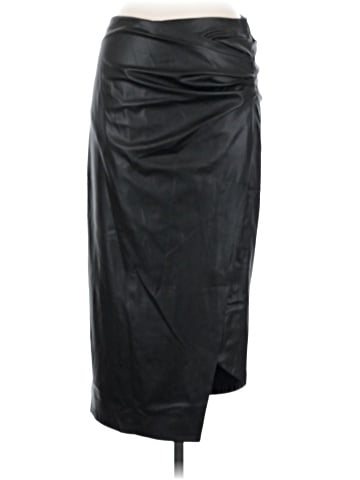 Helmut Lang Faux Leather Skirt (view 1)