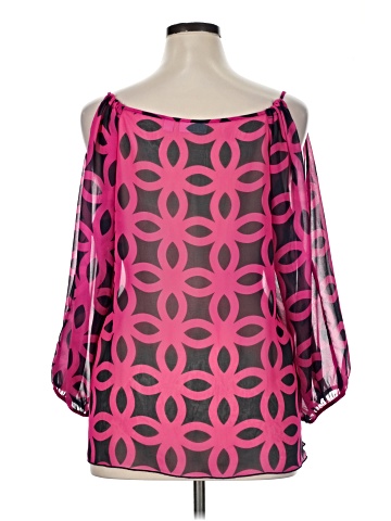 New York & Company 3/4 Sleeve Blouse (view 2)