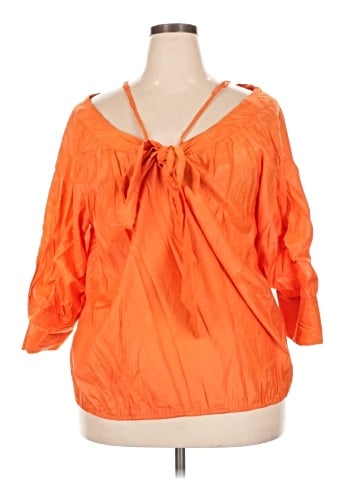 Ashley Stewart 3/4 Sleeve Blouse (view 1)