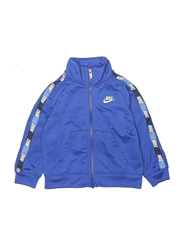 Pre-owned Nike Kids' Track Jacket In Blue
