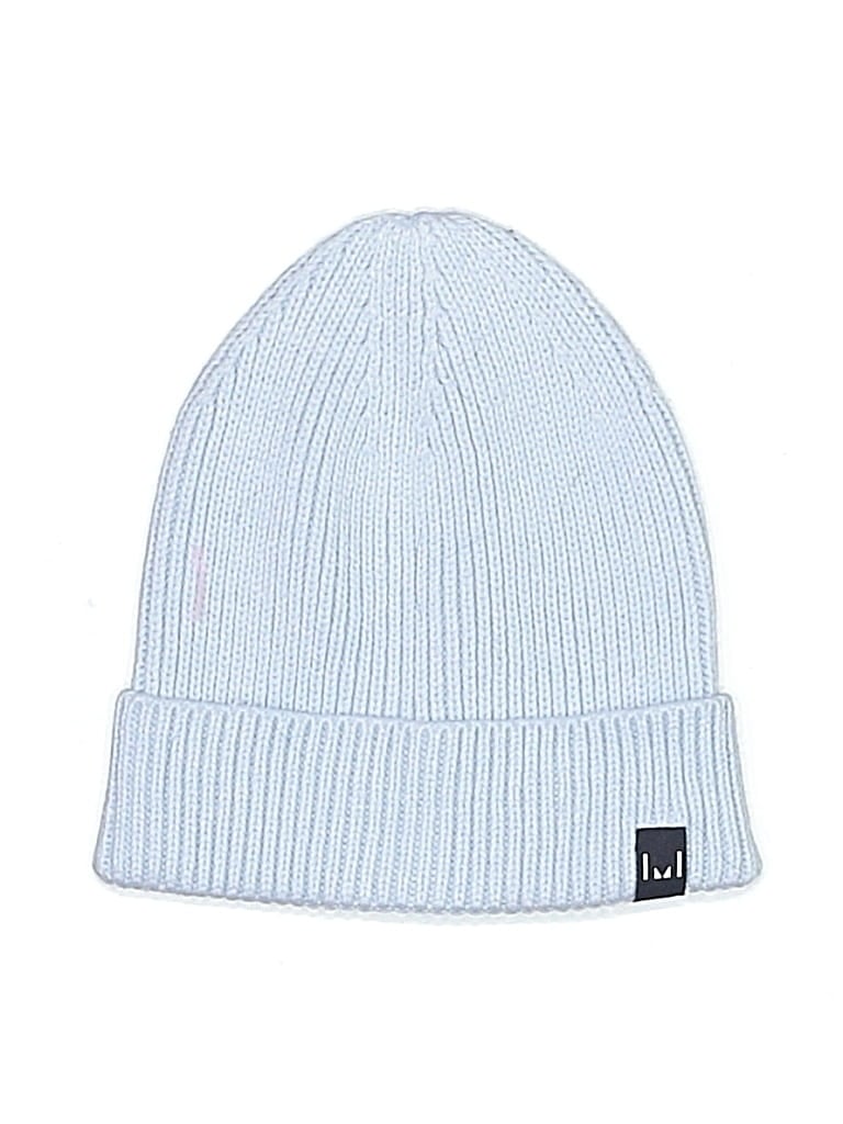 Pre-owned Marcella Beanie Hat In Blue