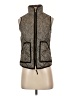 J.Crew 100% Polyester Chevron-herringbone Tan Gold Vest Size XXS - photo 1