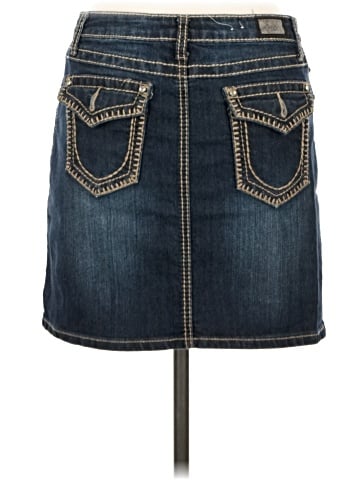 Earl Jean Denim Skirt (view 2)